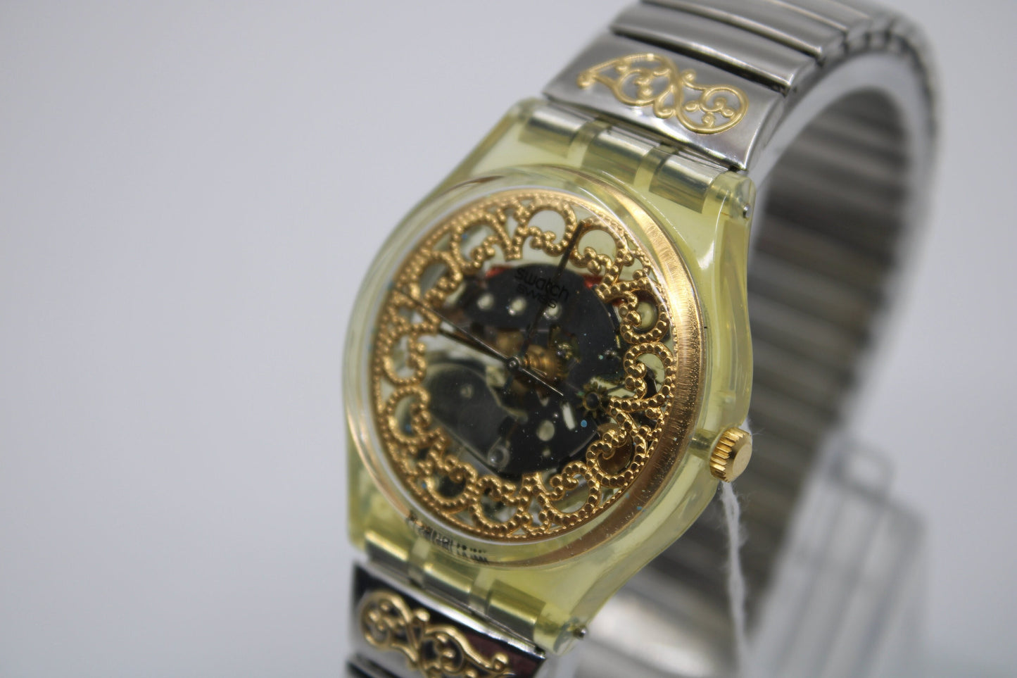 1991 Vintage Gents Swatch 'Asetra' GK137/138, UNUSED and NEW old stock with original, NEW strap