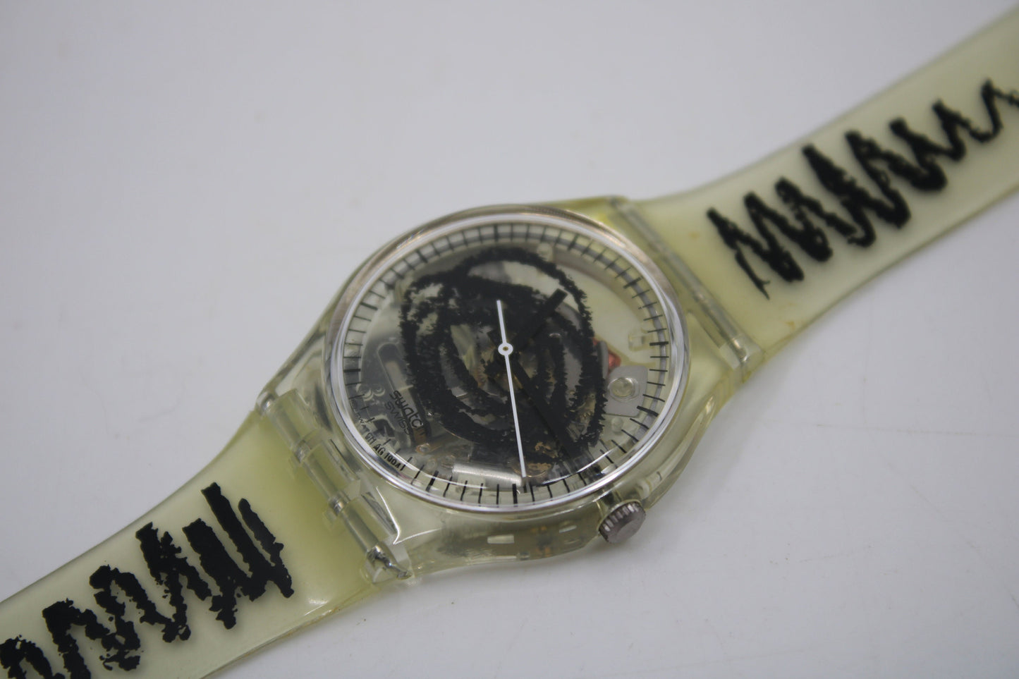 1995 Swatch Gents GK191, 'Skizzo' 100% working, Beautiful, NEW OLD STOCK condition with the original strap
