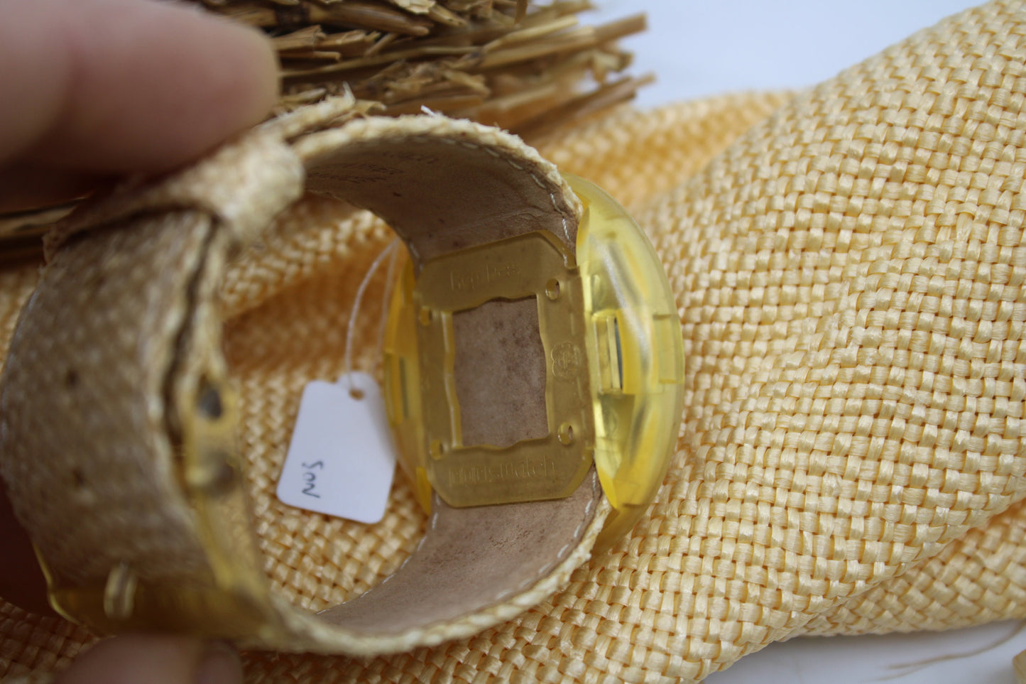 1994, Swatch, PopSwatch, 'Leaf', PWZ108, NEW OLD STOCK, never used