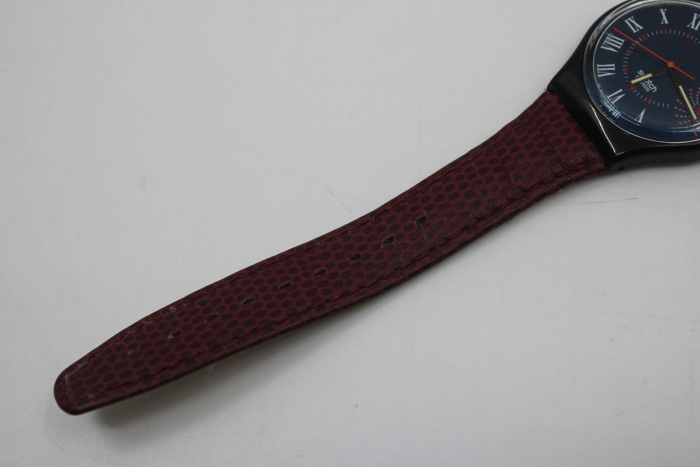 1992 Vintage Gents Swatch 'Barajas' GB416, NO box, very good condition, working 100% original strap