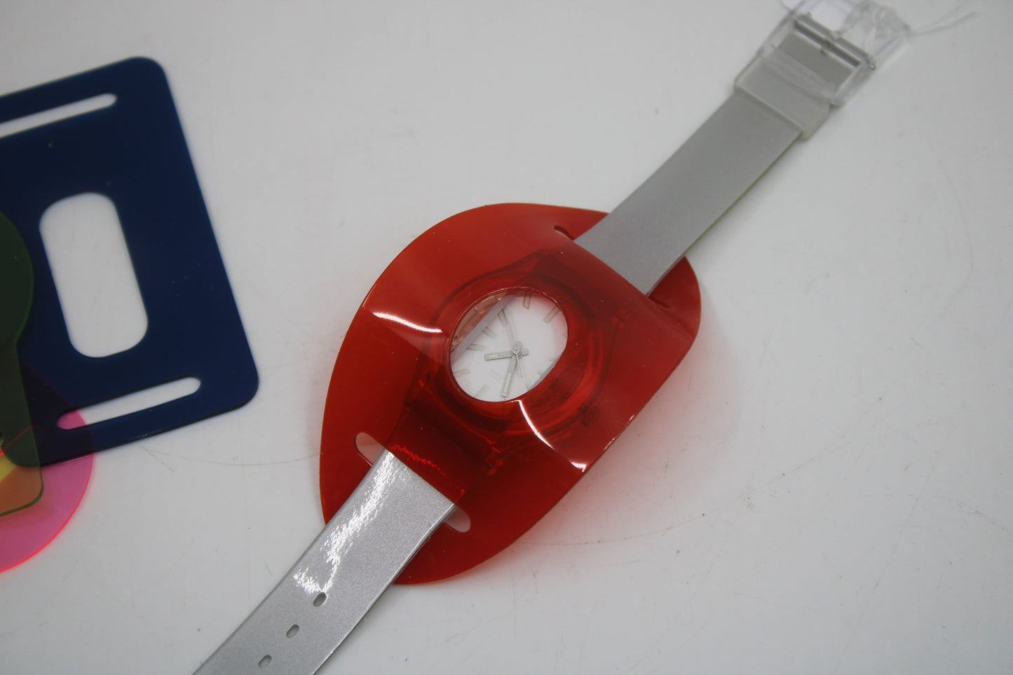 2001 Vintage Gents Swatch 'Masking' GK335, UNUSED and NEW old stock with original box and accessoires