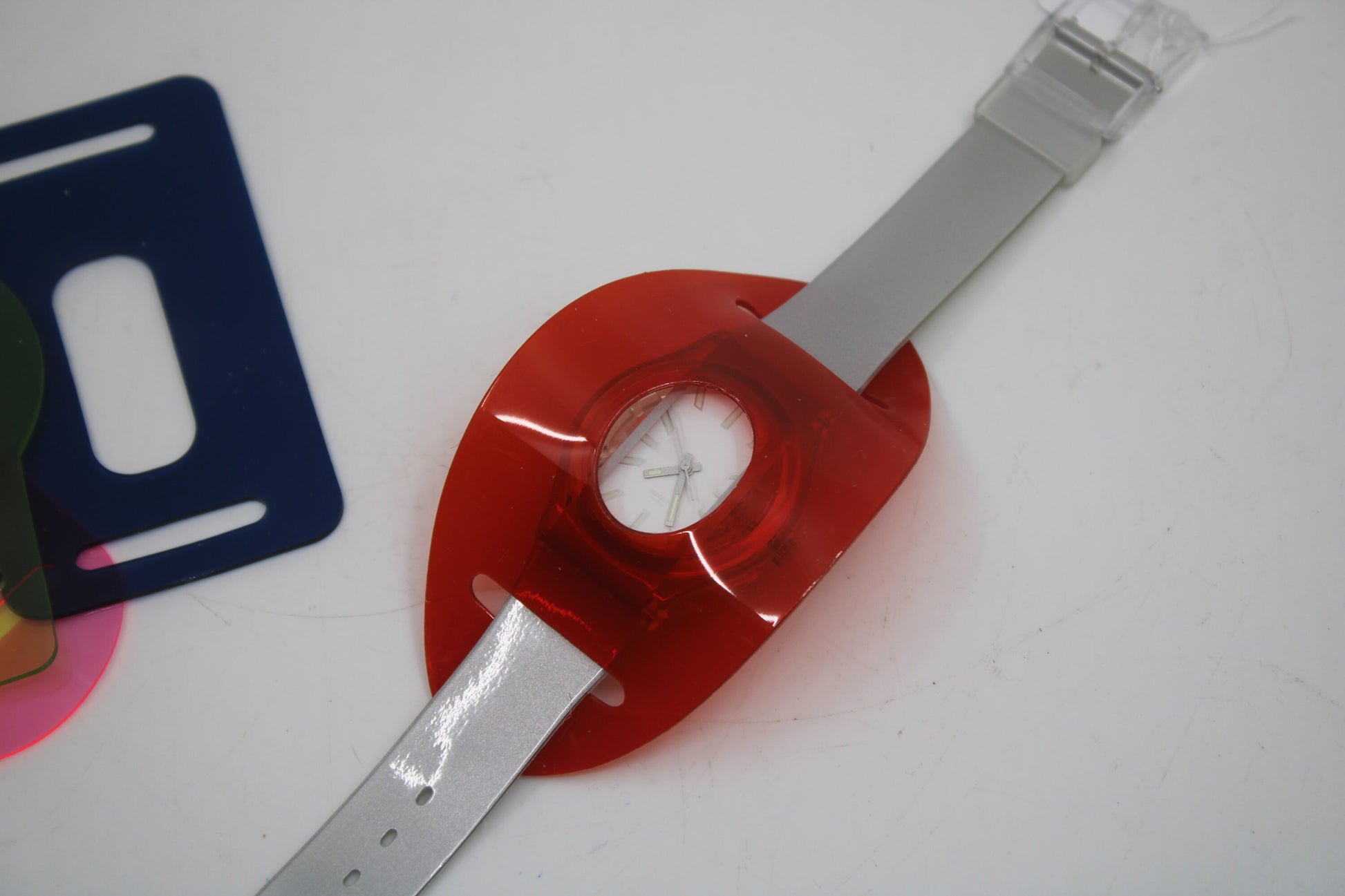 2001 Vintage Gents Swatch 'Masking' GK335, UNUSED and NEW old stock with original box and accessoires