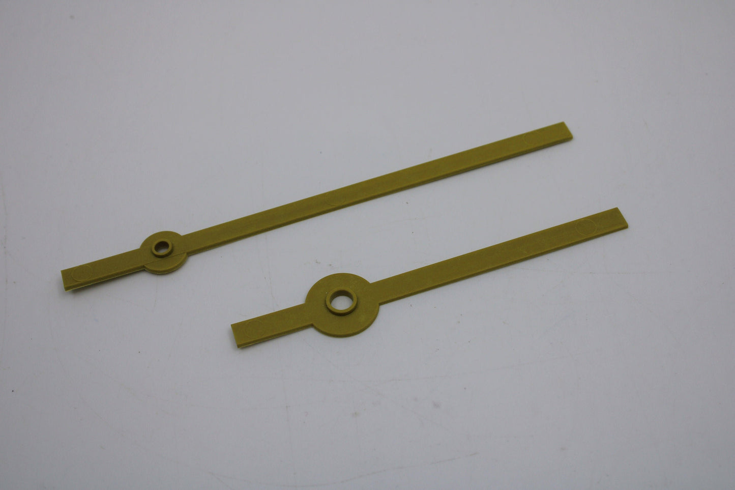 Vintage set of hands for Maxi Swatch, hours and minutes only, not seconds, gold in color