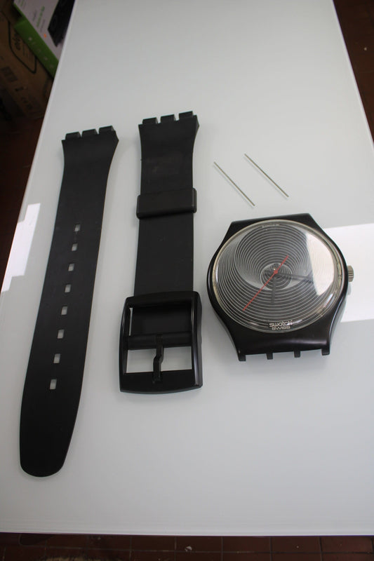 VERY GOOD condition 1987 Maxi Swatch, 'Vulcano', MGB114 unique, original clockwork