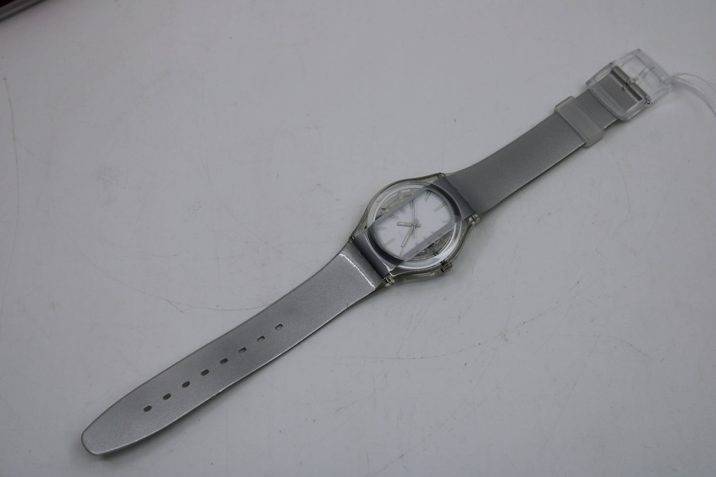 2001 Vintage Gents Swatch 'Masking' GK335, UNUSED and NEW old stock with original box and accessoires