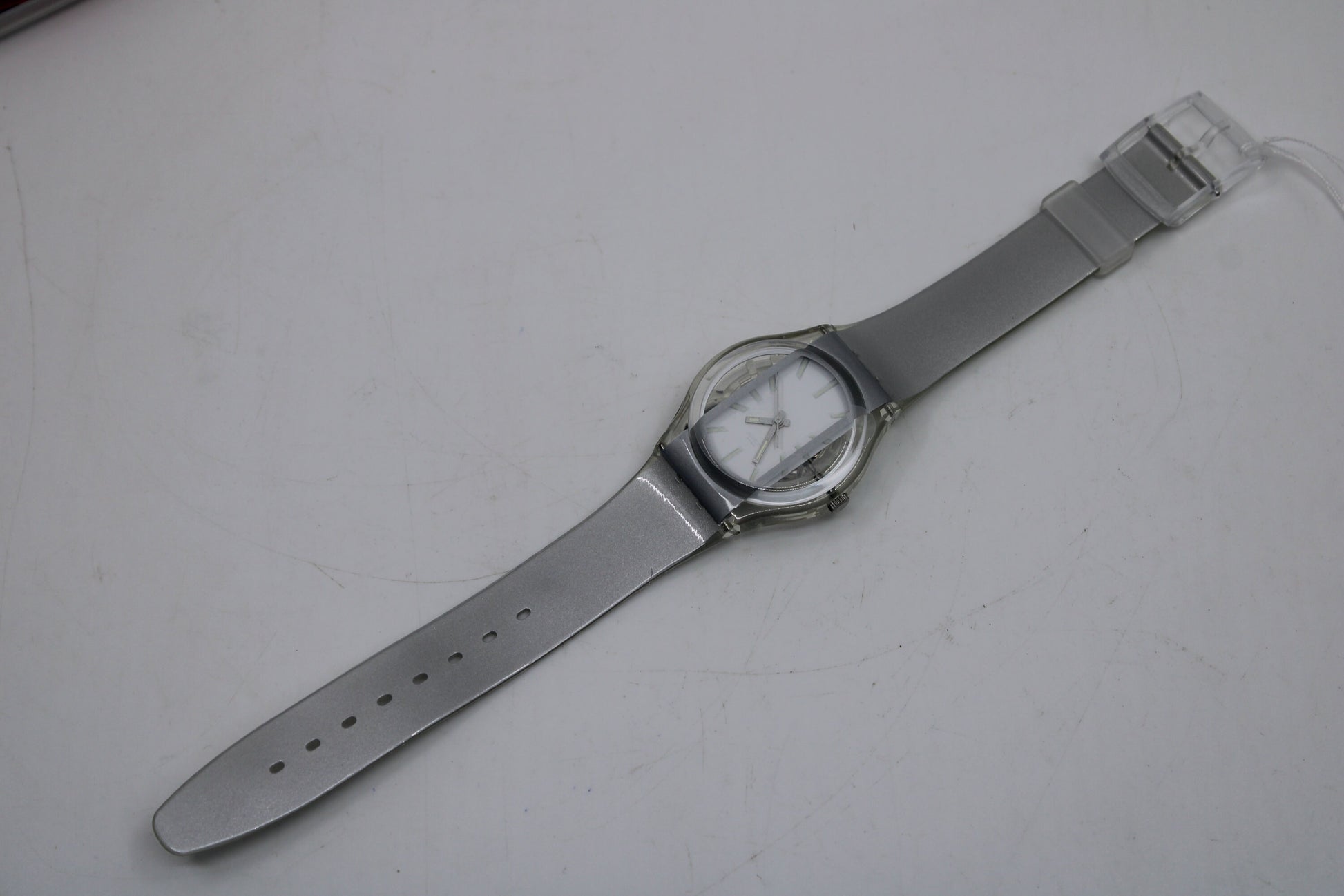 2001 Vintage Gents Swatch 'Masking' GK335, UNUSED and NEW old stock with original box and accessoires