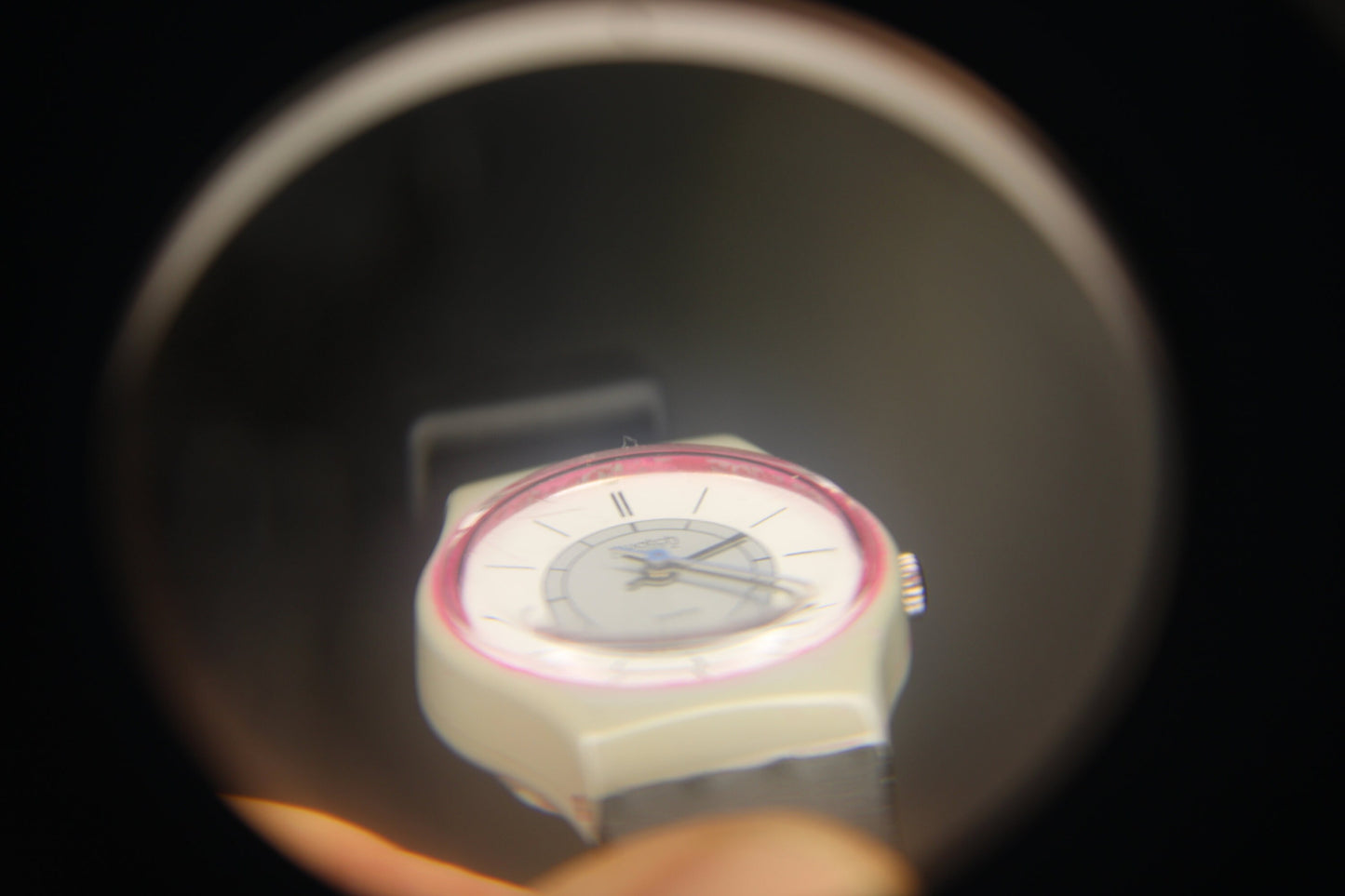 1984 'Art Deco' Vintage ladies Swatch, LM103, NO box, working 100%, READ description