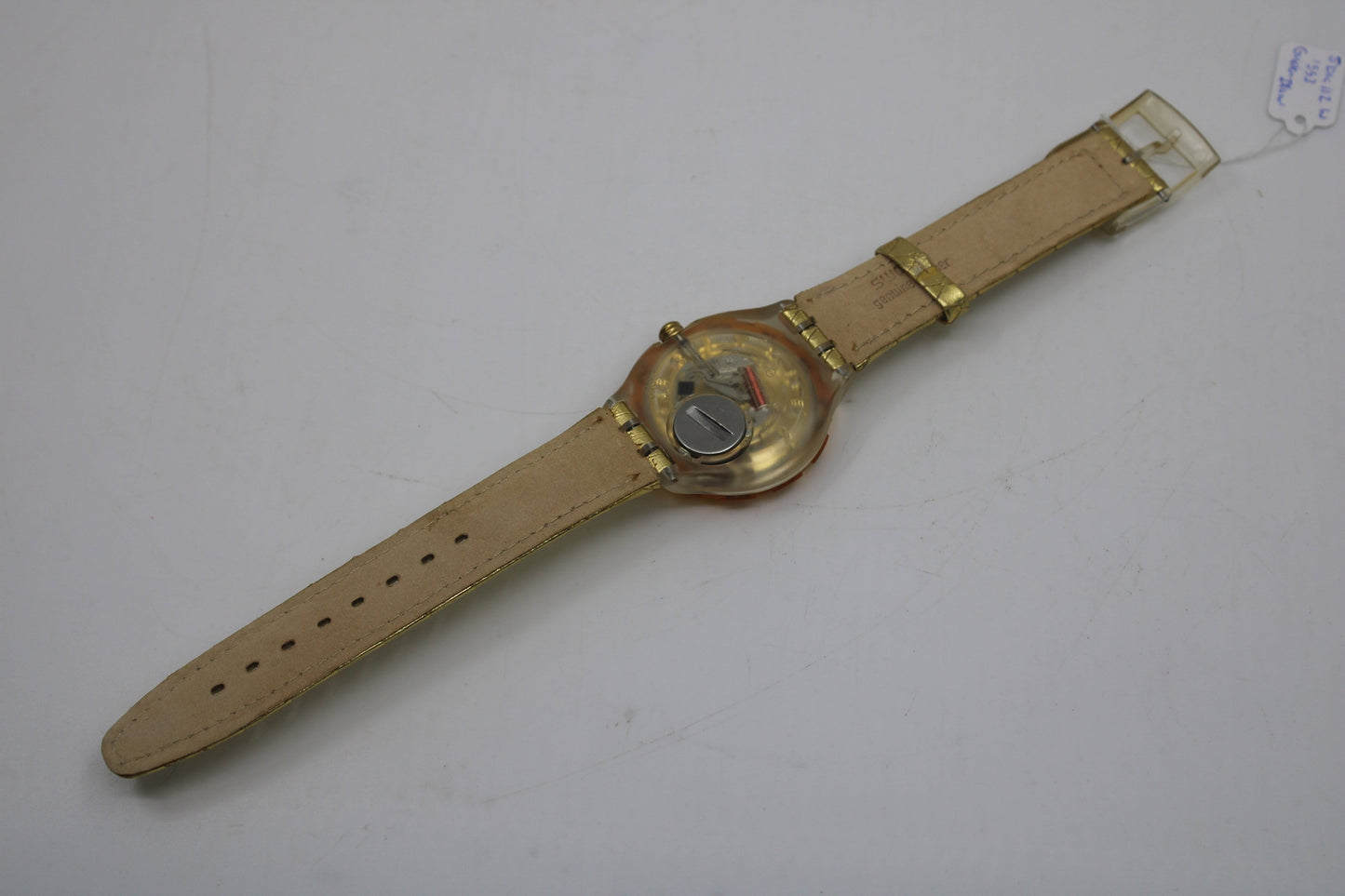 1993 Vintage Swatch Scuba SDK112 'Golden Island' NO box, UNWORN, New Old Stock condition, working 100%