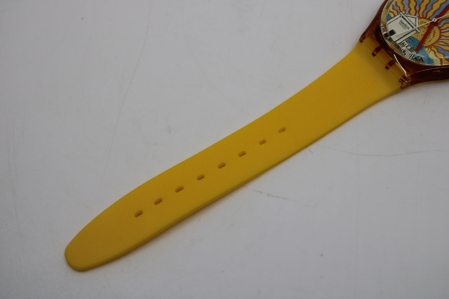 1993 Vintage Gents Swatch, 'Il Poeta', GP107, NO box, In NICE, USED Condition, 100% working, Non-Original Strap