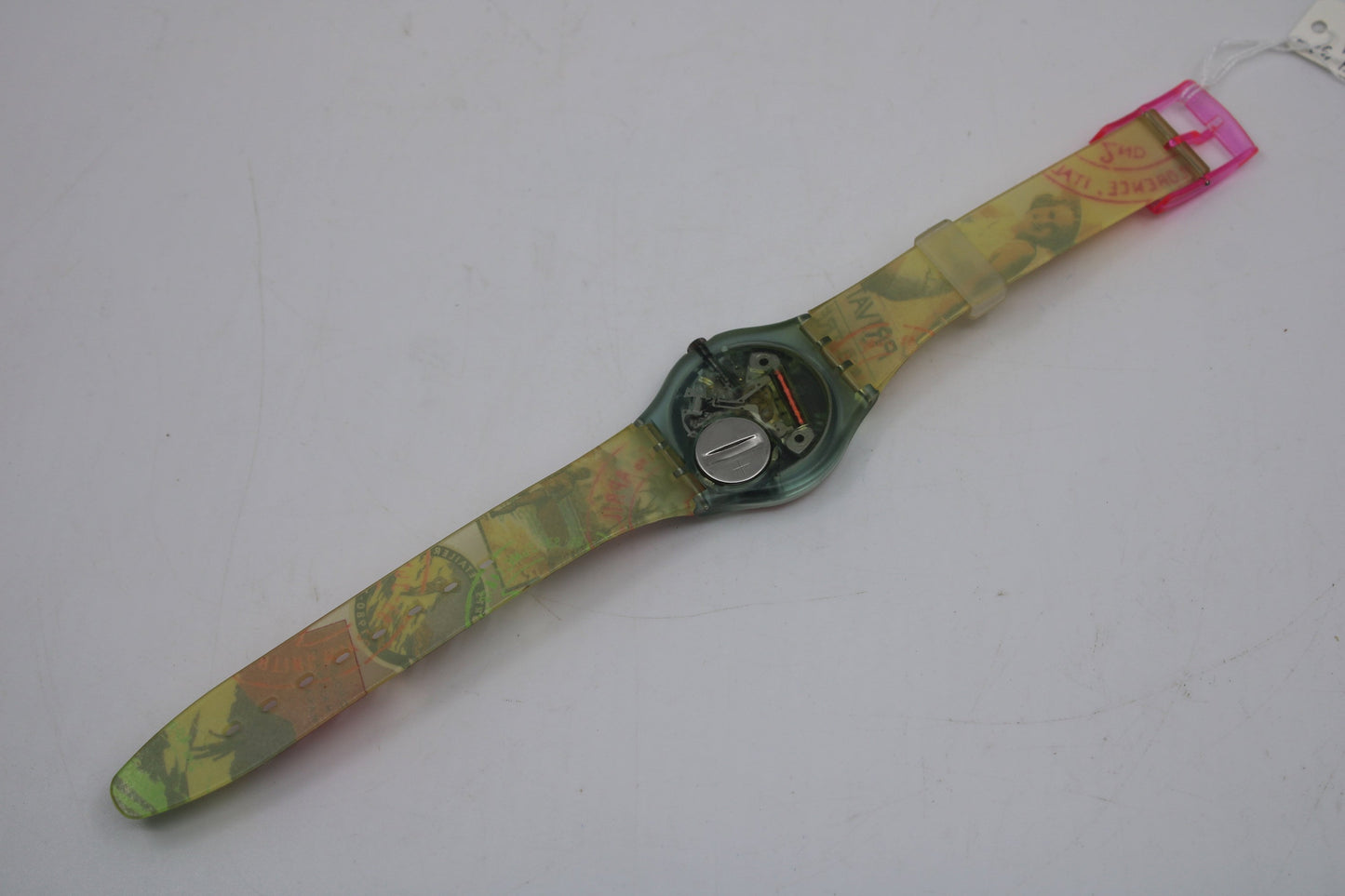 1993, Swatch, Gents, 'Postcard', GN127, New Old Stock and Unworn Condition, 100% working