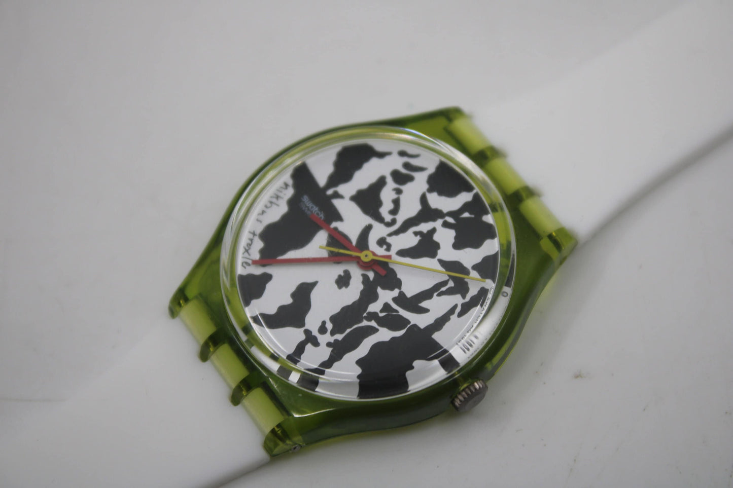 1991 Vintage Gents Swatch 'Flaeck' GZ117, in UNUSED, New Old Stock, great condition, working 100%