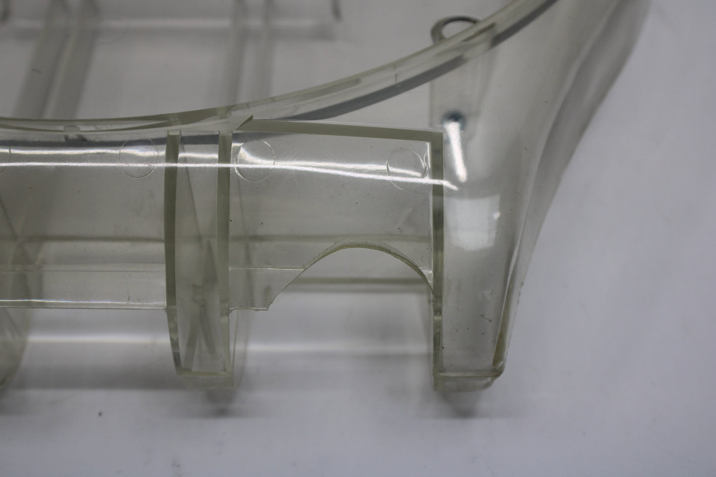 1985/1986 vintage and original Maxi Swatch Transparent Case, Minor Damage, Very Good Condition