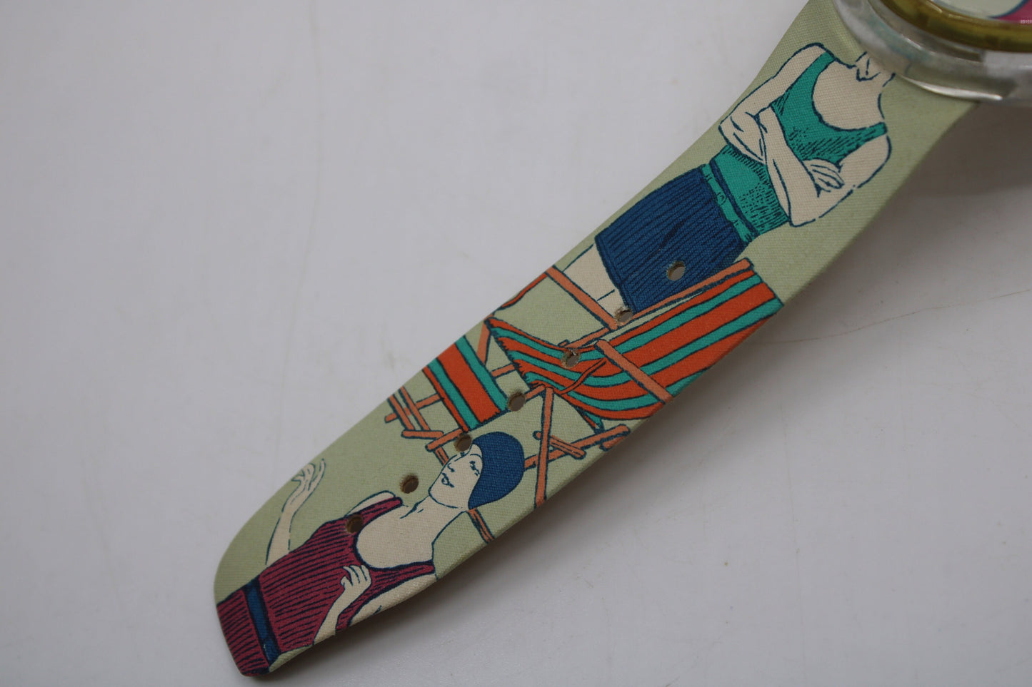 1993, Vintage PWK180 Pop Swatch, 'The Life Saver', NO box, Working 100%, BRANDNEW strap