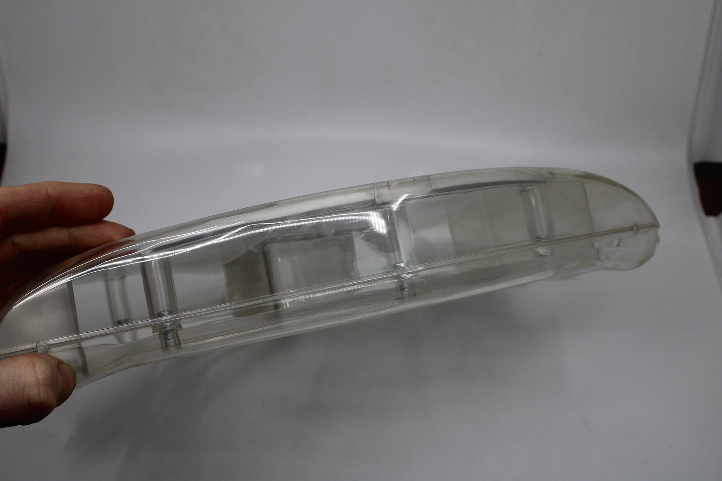 1985/1986 vintage and original Maxi Swatch Transparent Case, Minor Damage, Very Good Condition