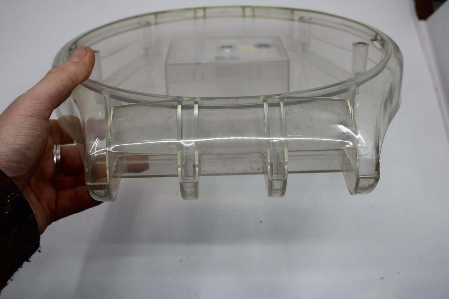 1985/1986 vintage and original Maxi Swatch Transparent Case, Minor Damage, Very Good Condition