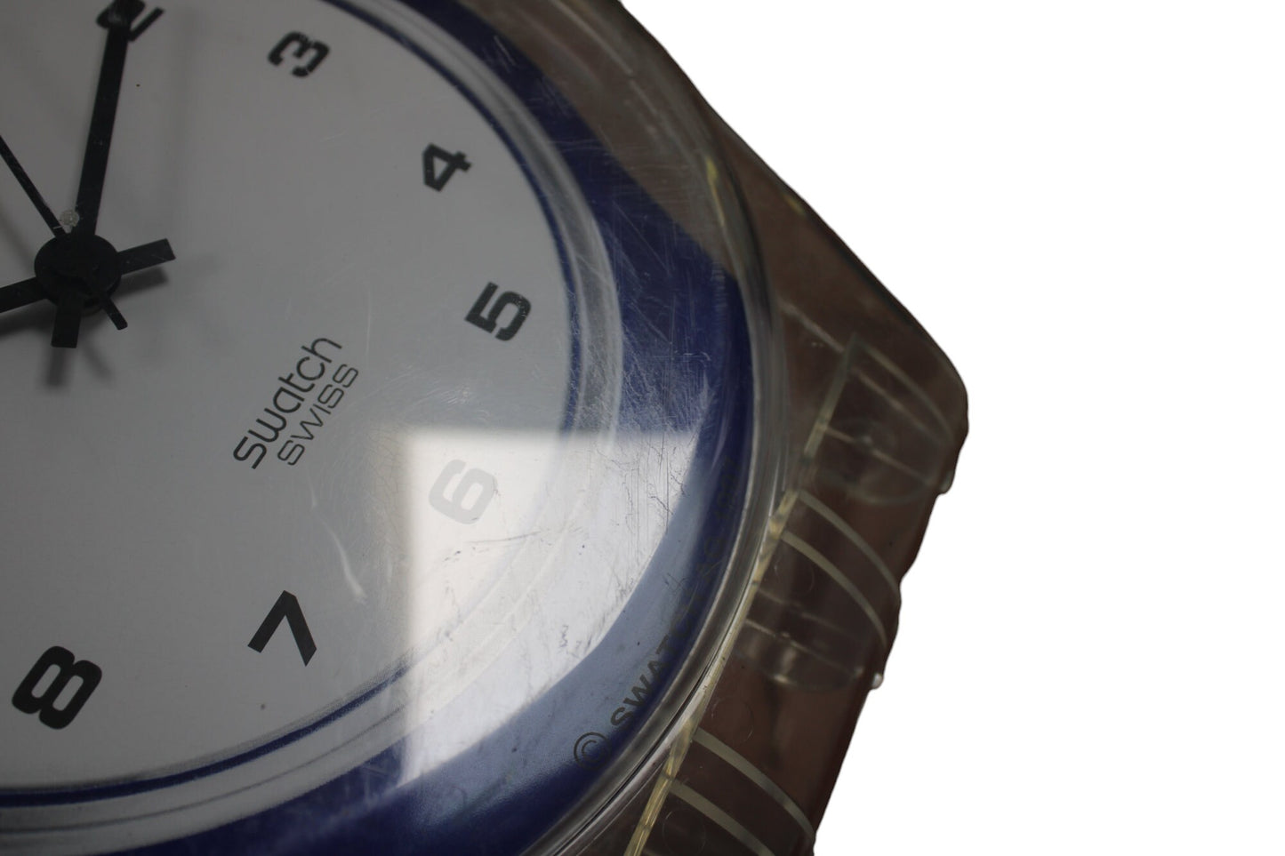 USED condition 1997 Maxi Swatch, 'Small In Big', MGK254 unique, working 100%, complete, including strap!