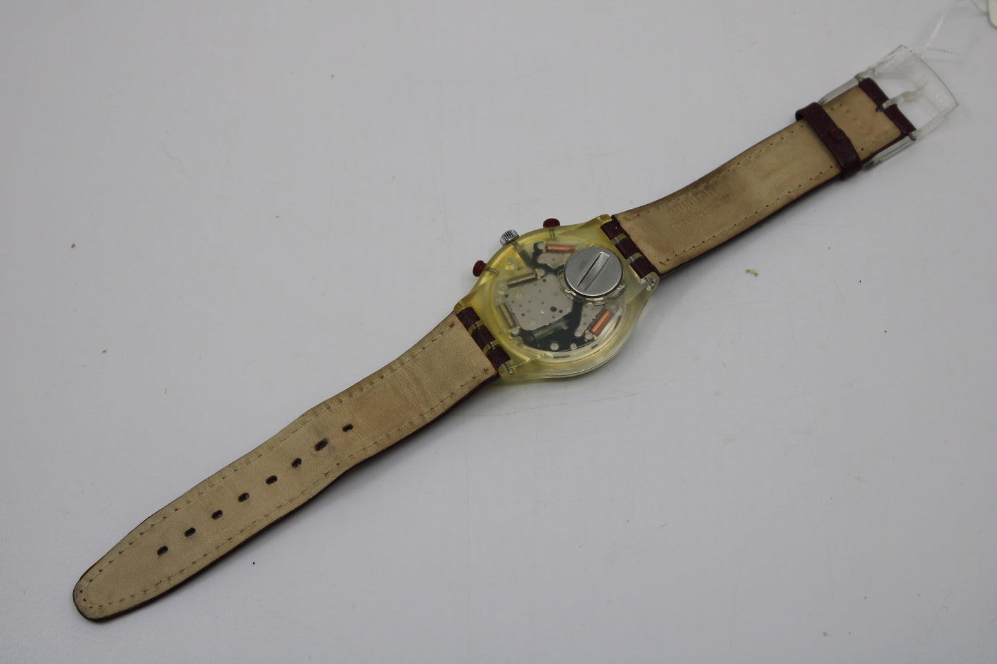 1993 Vintage Swatch Chrono 'Windmill' SCK103, in a NICE, used condition, clock working 100%, Original Strap