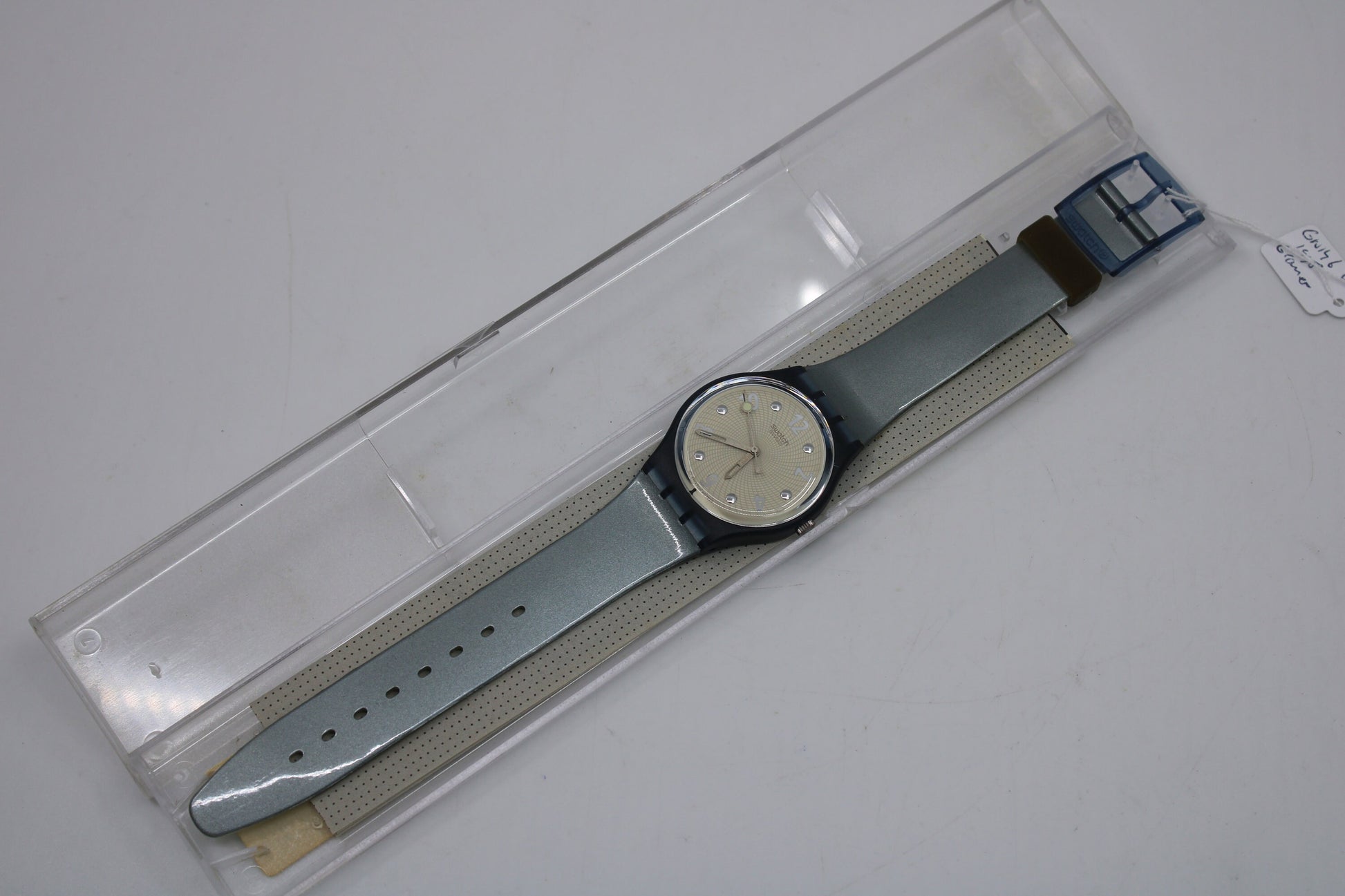 1995 Vintage Gents Swatch 'Grauer' GN146, NEW OLD STOCK, Never Worn, working 100% with original strap