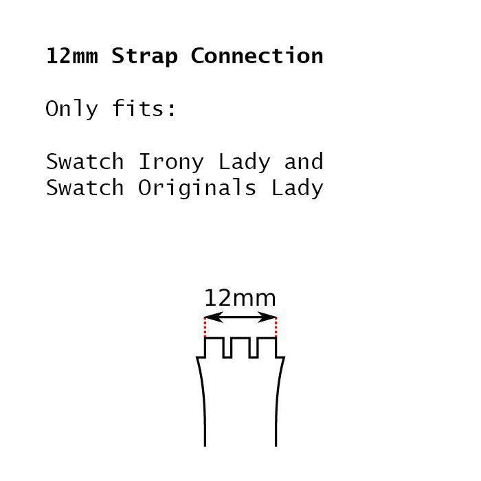 1986 Swatch Ladies 12mm, 'Aqua Dream', LK100, NON-original brandnew strap