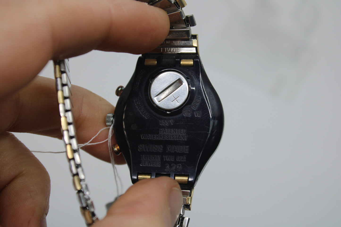 1993, Vintage Gents Chrono Swatch, 'Alabama, SCN105, NO box, MINT Condition, Watch 100% Working, Original Strap