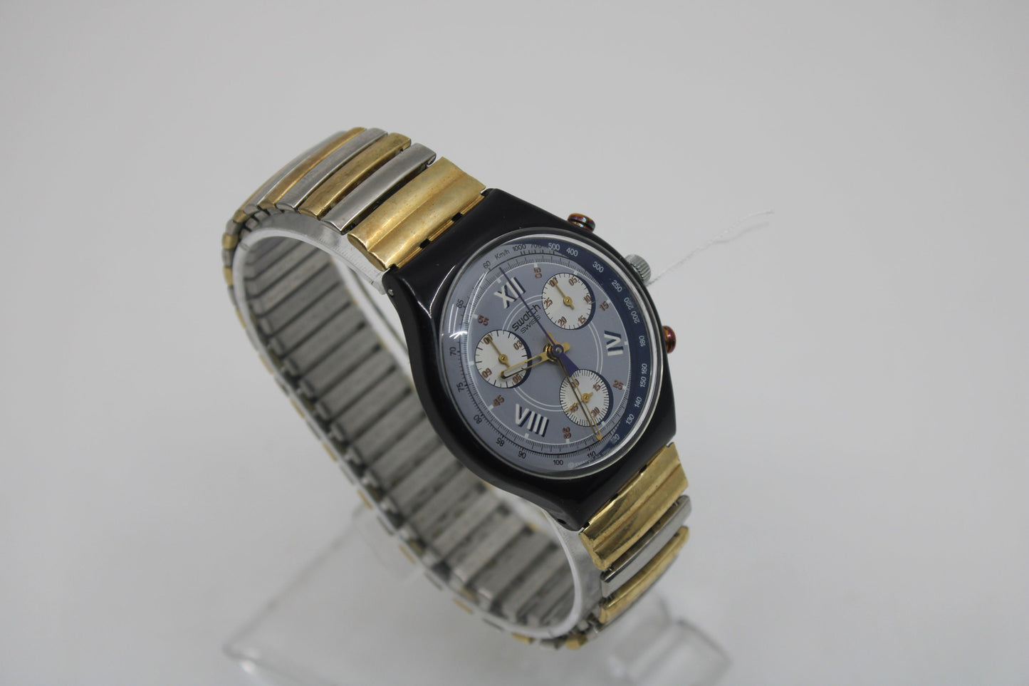 1993, Vintage Gents Chrono Swatch, 'Alabama, SCN105, NO box, MINT Condition, Watch 100% Working, Original Strap