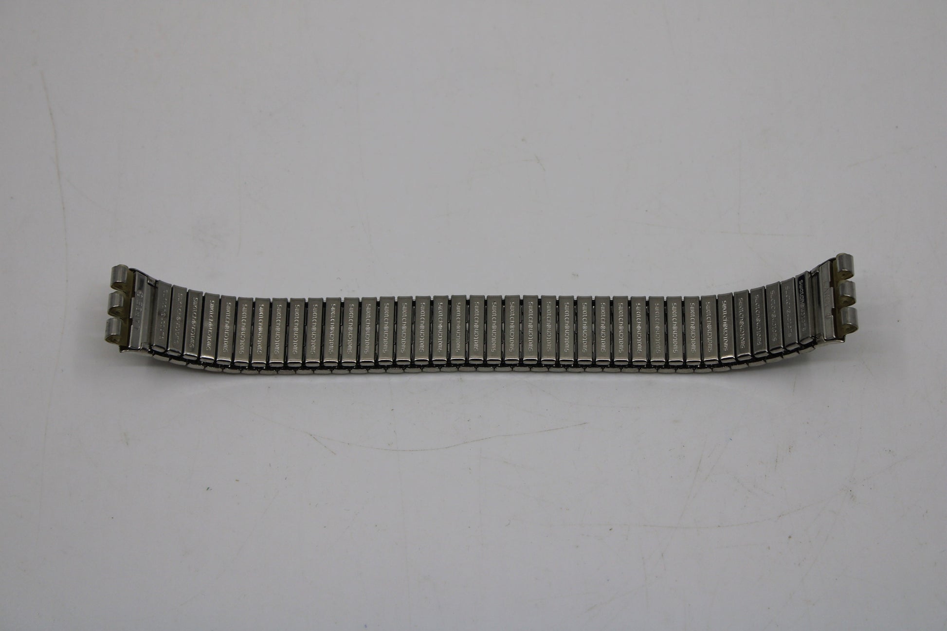 1990s, Vintage Swatch Silver Flexi Strap, 17mm, New Old Stock, Never Worn, Karaburun, GK135