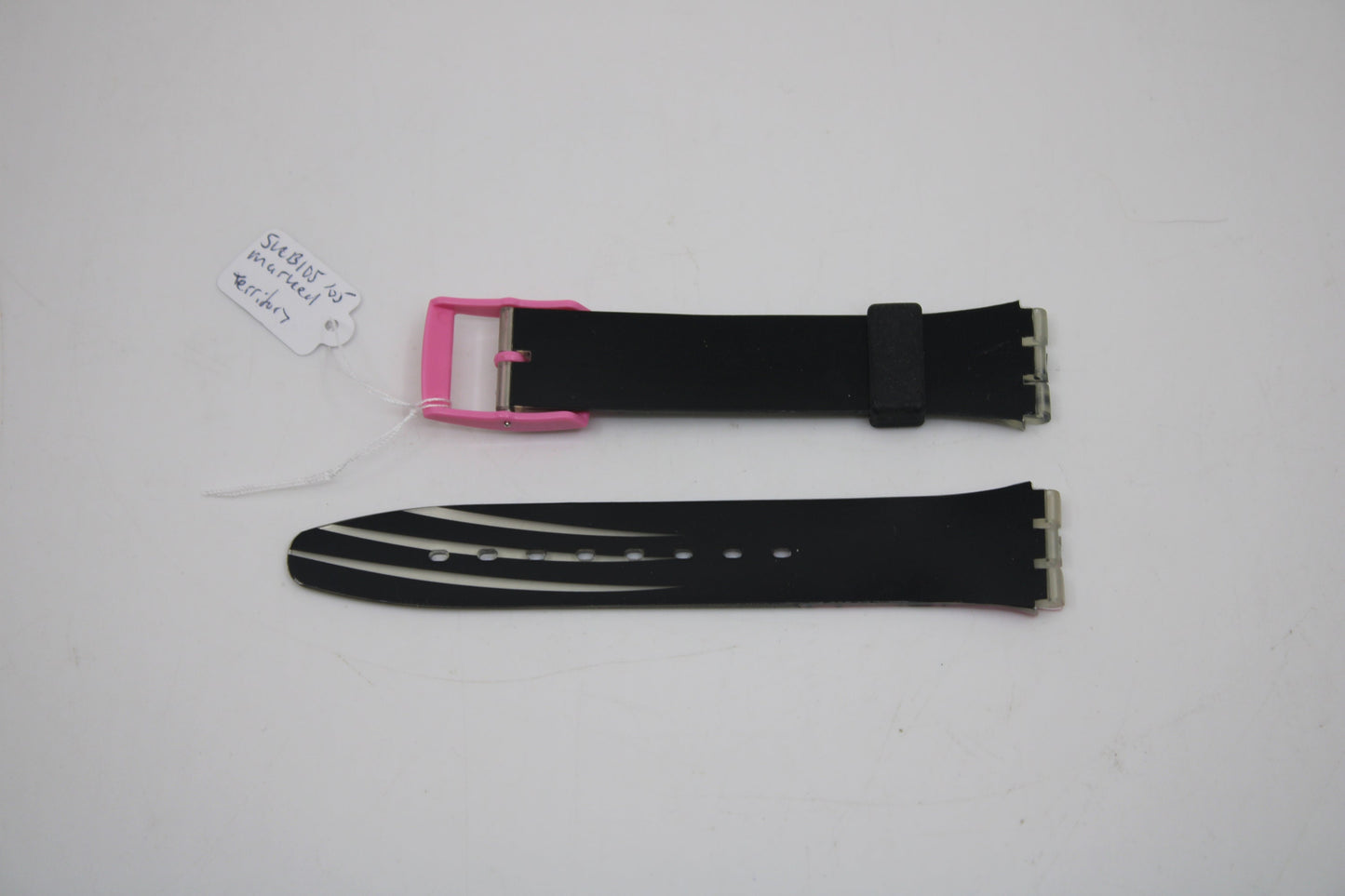2005, Vintage Swatch Strap, 'Marked Territory', SKB105, Gents, New Old Stock, Snowpass