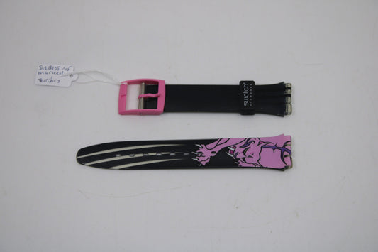 2005, Vintage Swatch Strap, 'Marked Territory', SKB105, Gents, New Old Stock, Snowpass