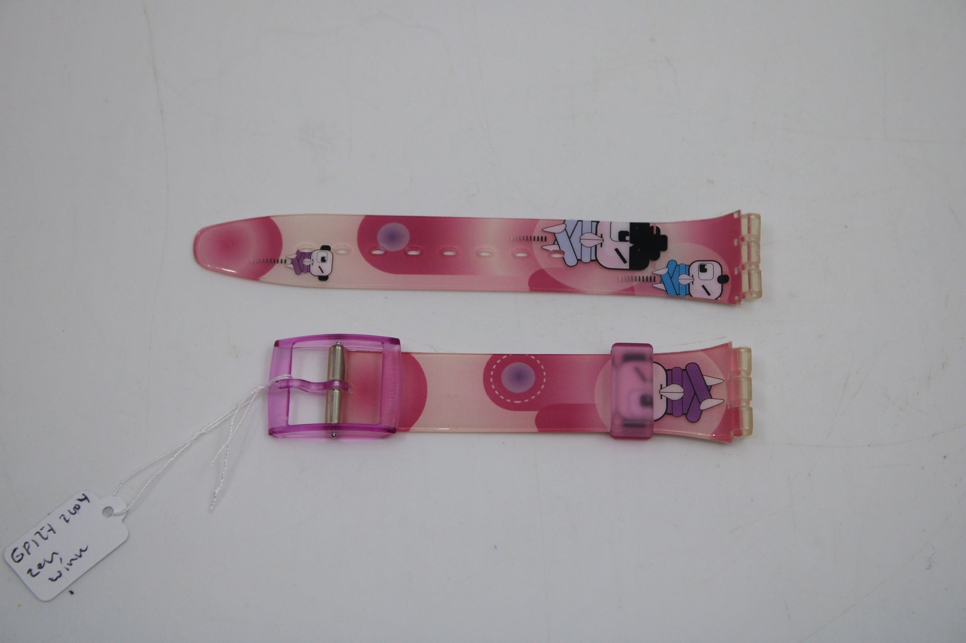 Vintage Swatch Strap, 'Zen Wink', GP127, 17mm, Gents, New Old Stock