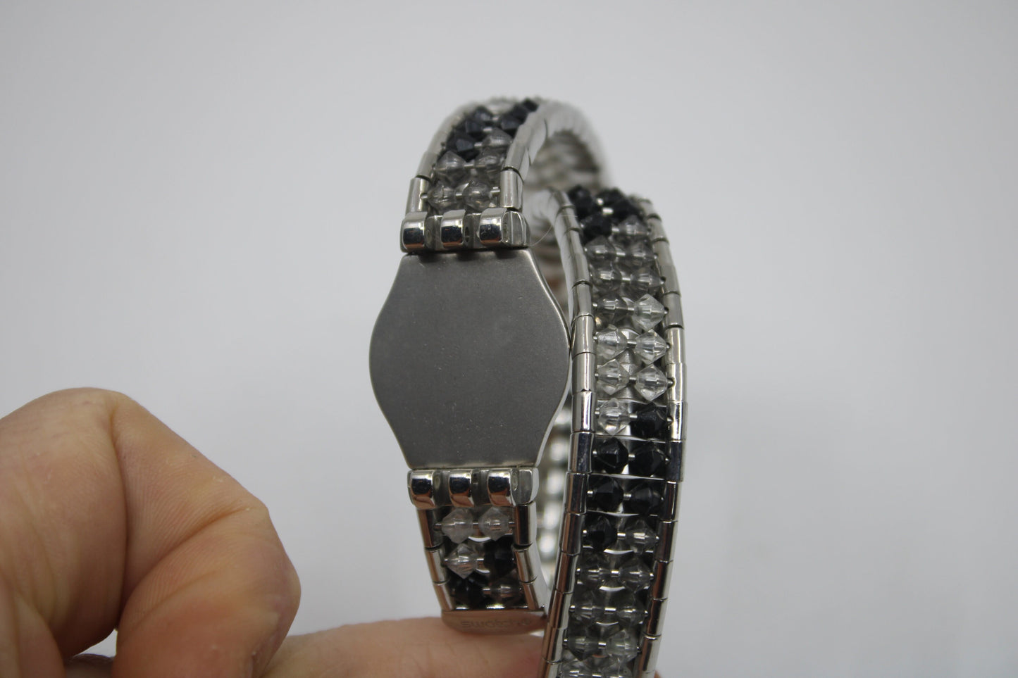 Vintage Swatch Bracelet Strap, 'Spinnin' Around', LK205 Ladies, New Old Stock, Metal Strap