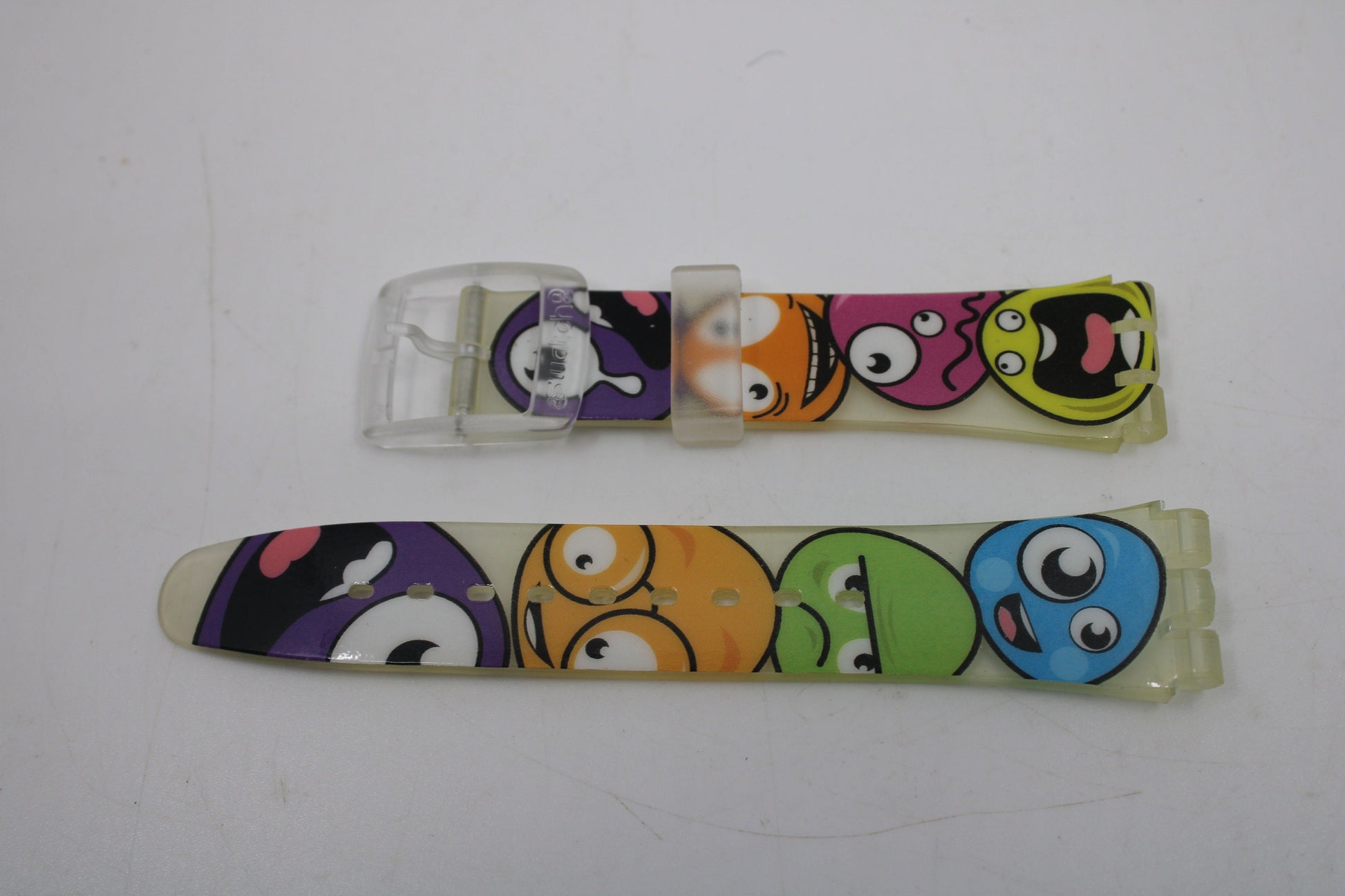 Vintage Swatch 'Jelly in Jelly' Strap, 'Pop Wave', SUJK108, 19mm, NEW OLD STOCK, Never Used