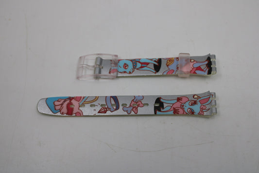 Vintage Swatch Strap, 'Twinkabell' LF119, 12mm, Ladies, New Old Stock