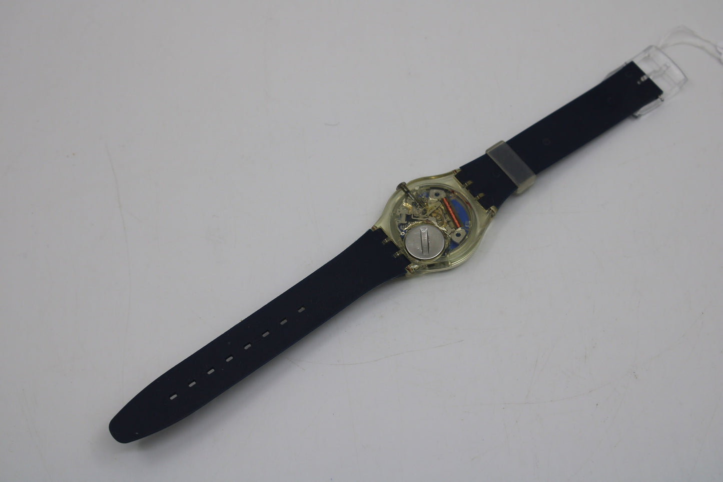 1992 Vintage Gents Swatch 'Blu-Lui' GK400, in a nice, used condition, working 100% with the original strap