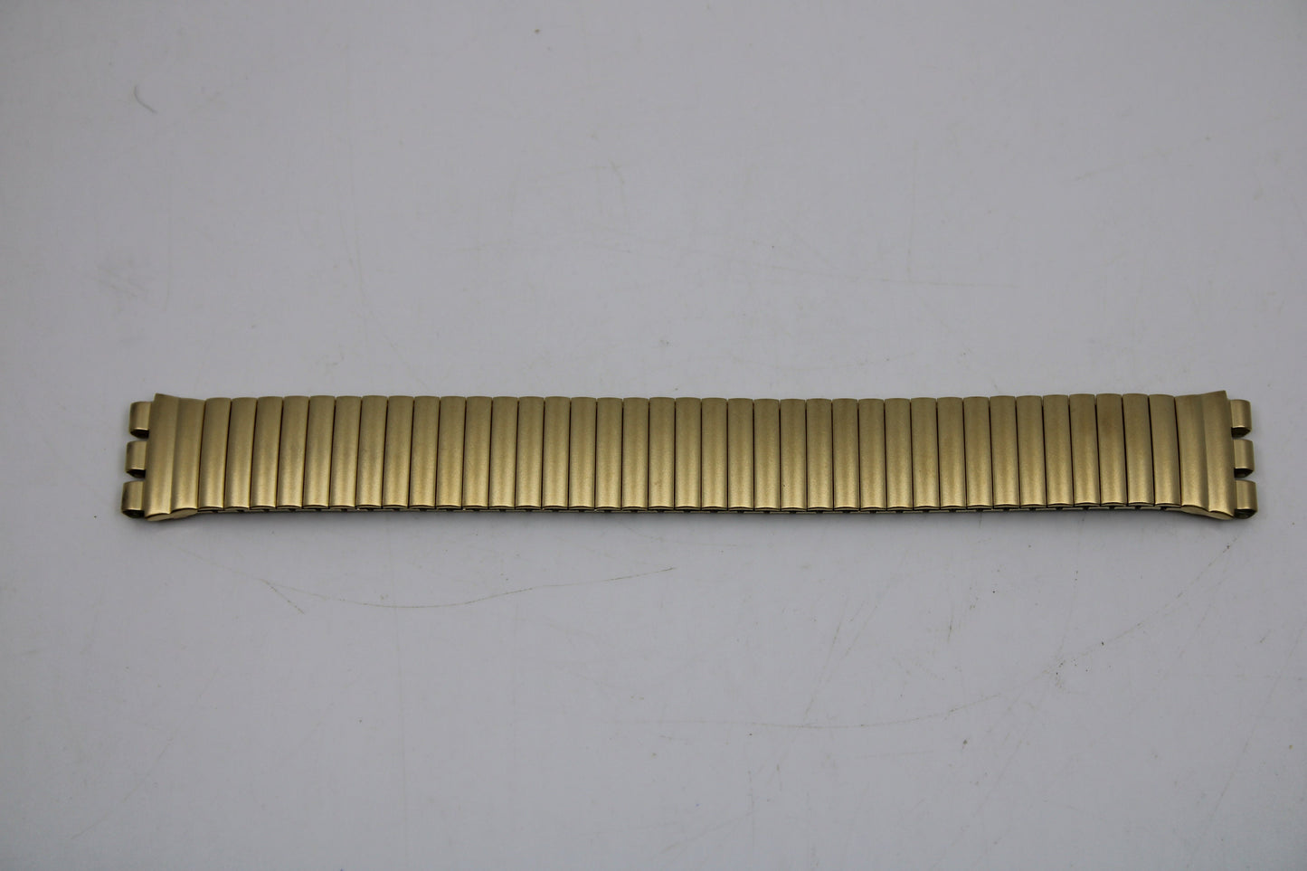1997, Vintage Swatch Matt Gold Flex Strap, 17mm, New Old Stock, Never Worn, 'Monocular', GK717