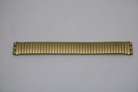 1997, Vintage Swatch Matt Gold Flex Strap, 17mm, New Old Stock, Never Worn, 'Monocular', GK717