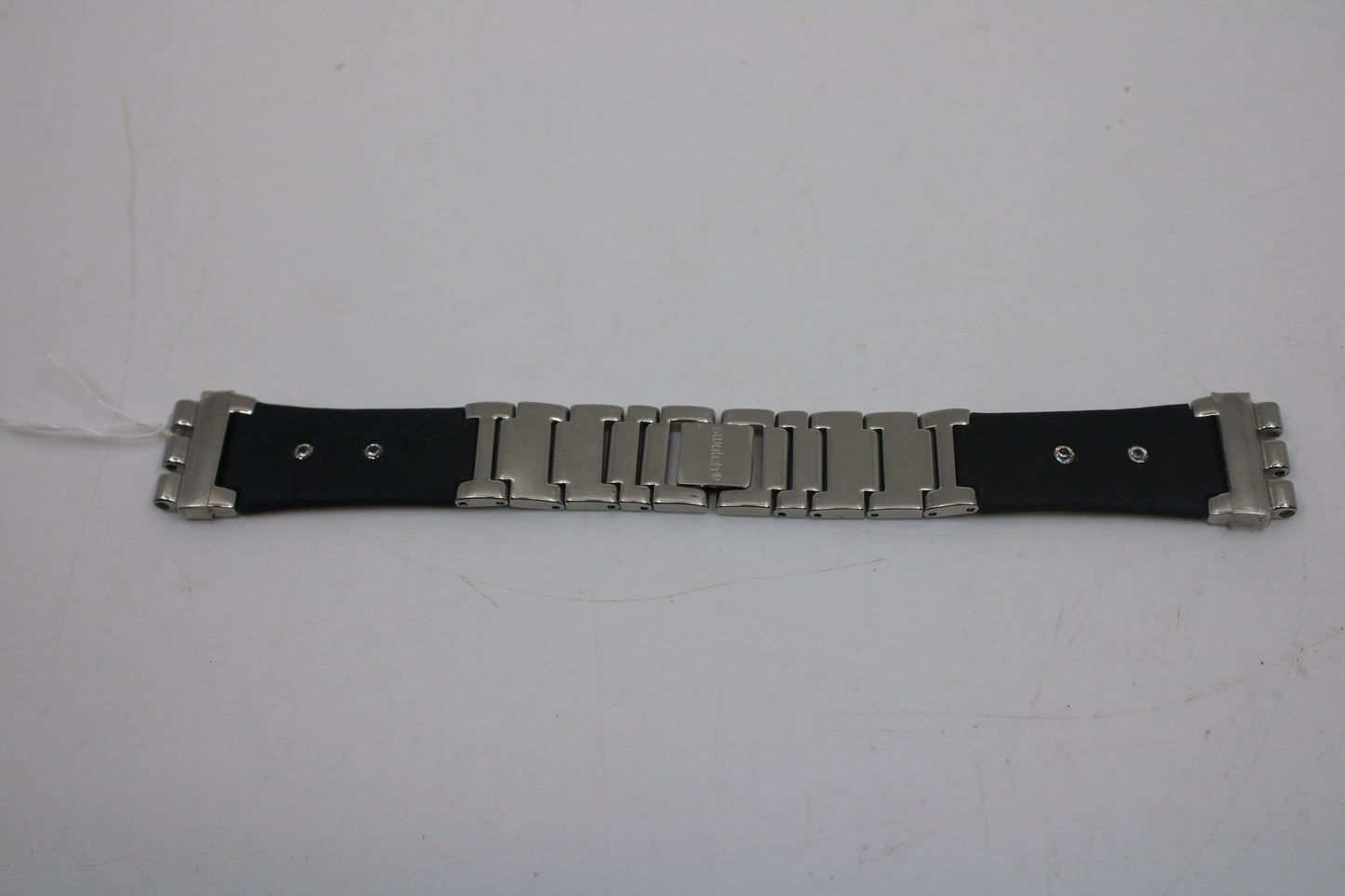 Vintage Swatch Irony Medium Gents Strap, 'Chouette Noire', YMS109G, 17mm, New Old Stock