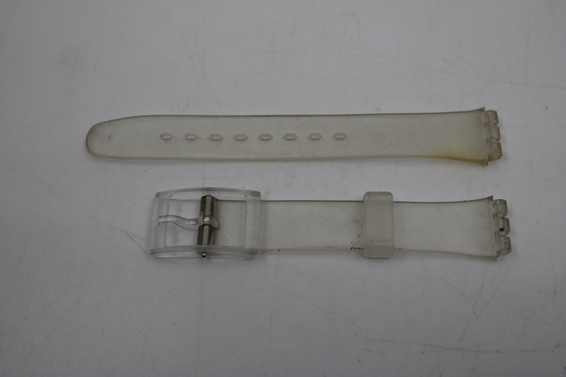 Vintage Original Swatch Strap, 'Translucent', 12mm, Ladies, New Old Stock
