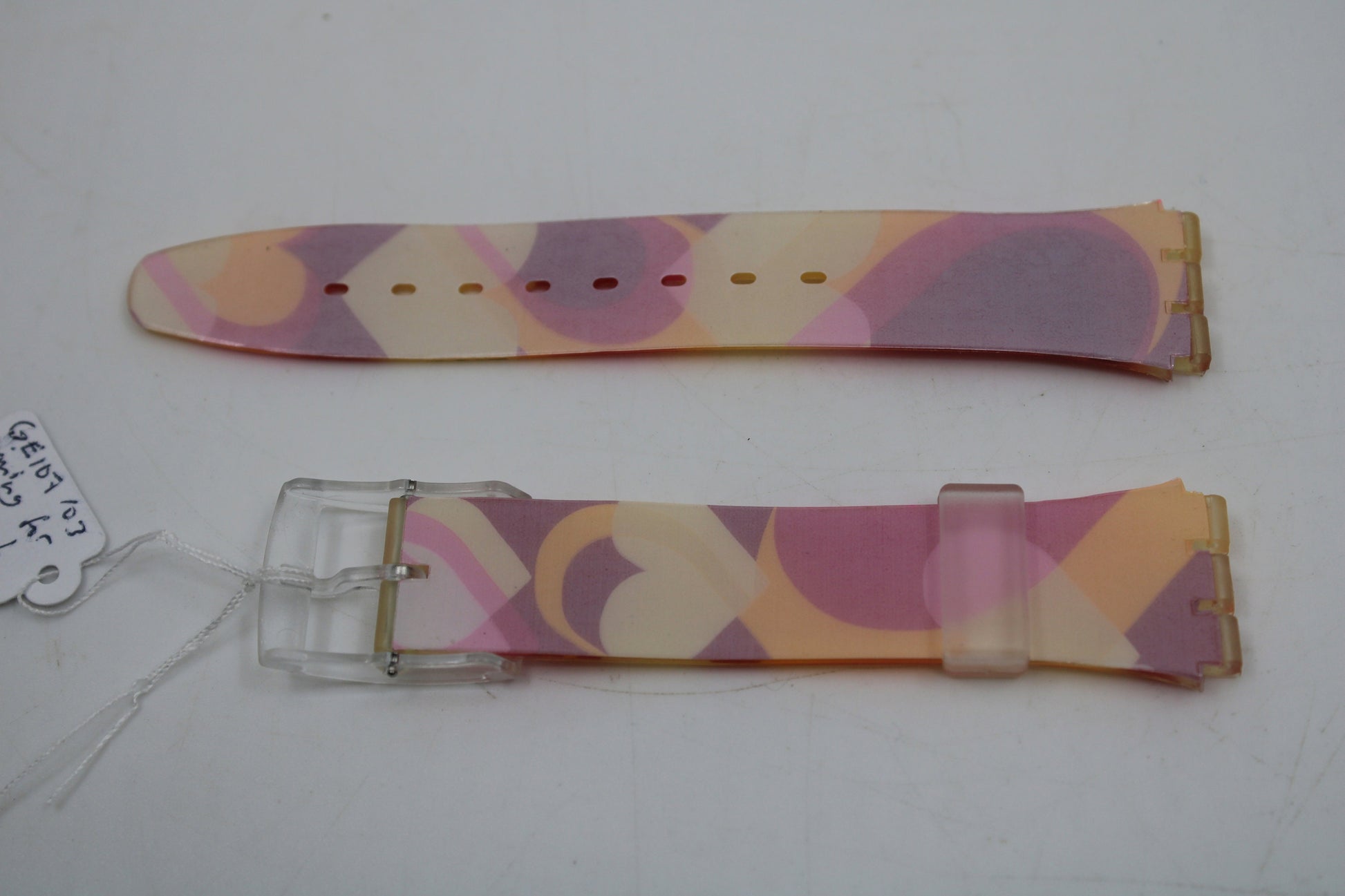 Vintage Valentines Swatch Strap, 'Aiming for your Heart', GE107, 17mm, Gents, New Old Stock