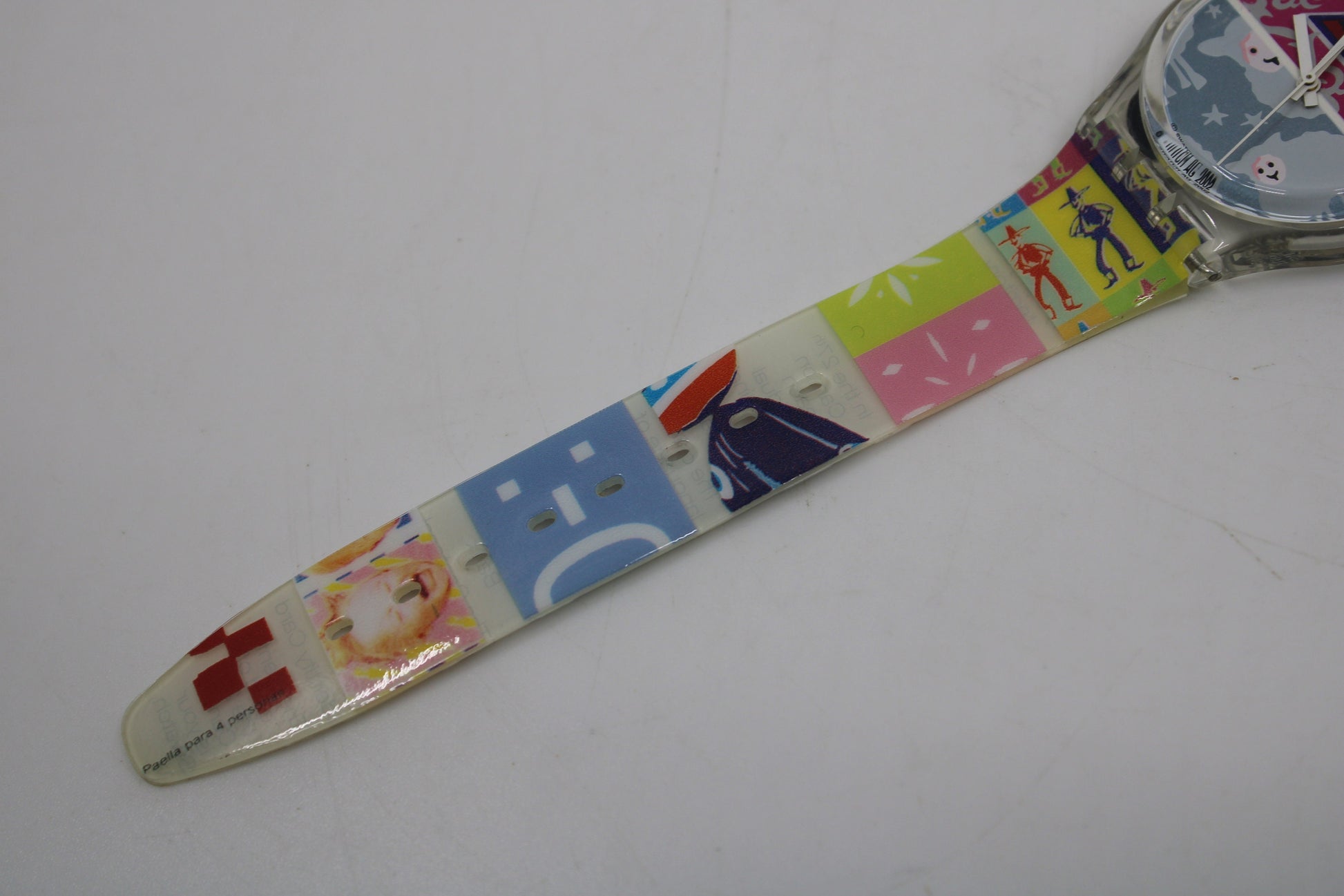 NEW OLD STOCK 2002 Vintage Gents Swatch 'Lots of Swatch' GZ177, working 100% with the original strap