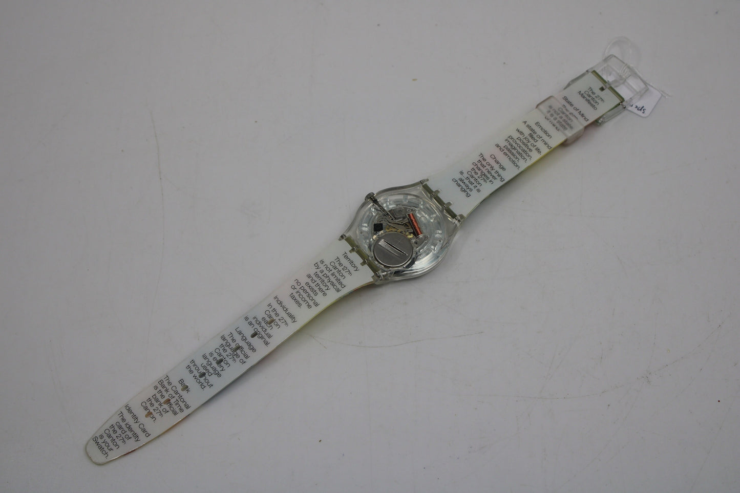 NEW OLD STOCK 2002 Vintage Gents Swatch 'Lots of Swatch' GZ177, working 100% with the original strap