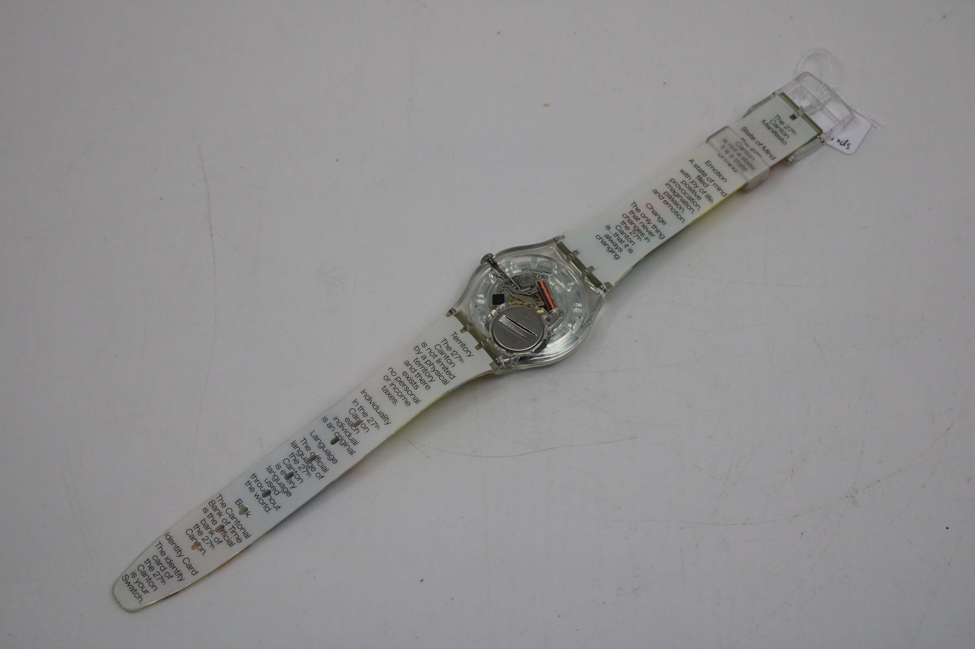 NEW OLD STOCK 2002 Vintage Gents Swatch 'Lots of Swatch' GZ177, working 100% with the original strap