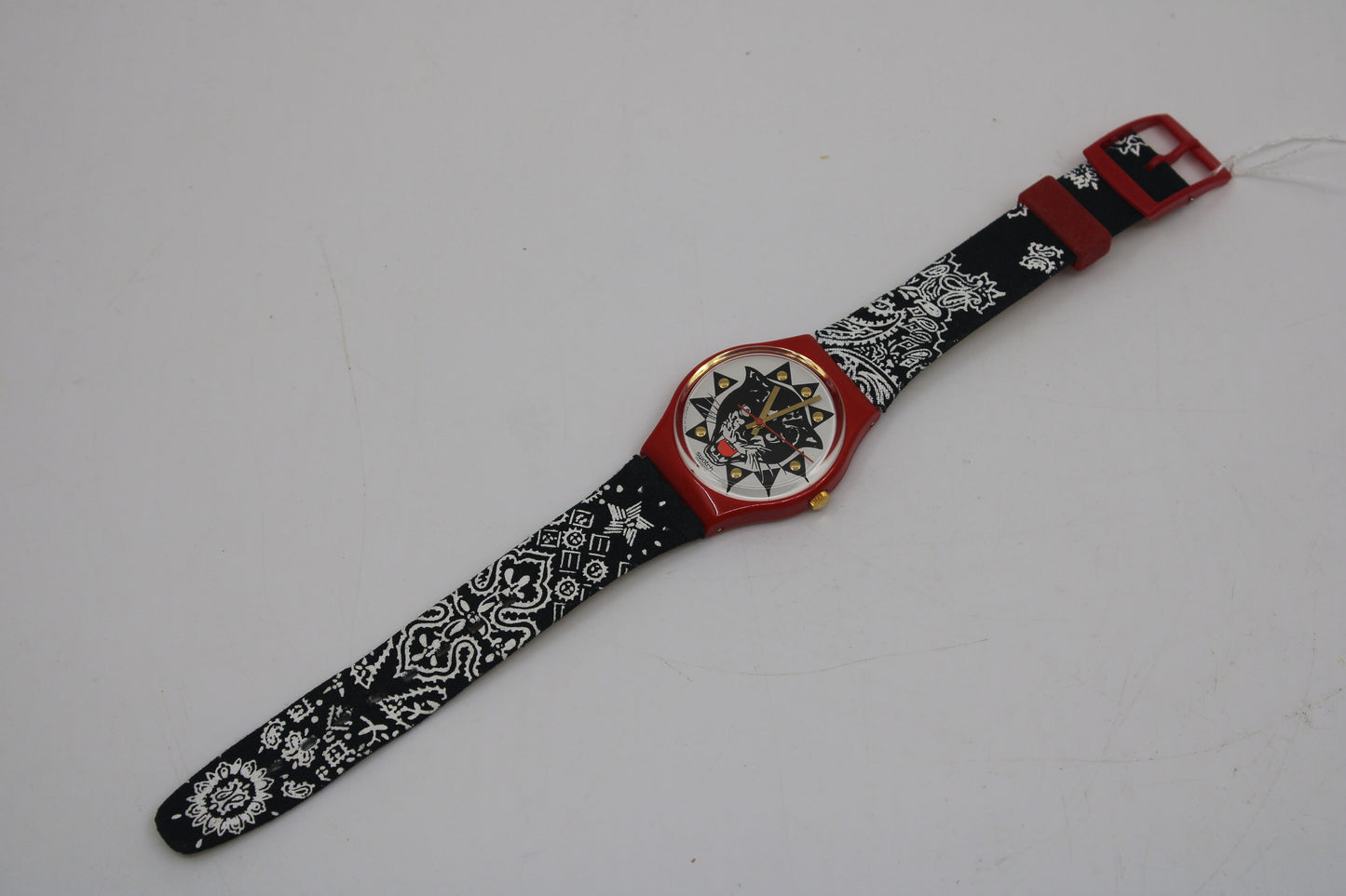 1994, Vintage Gents Swatch, 'Rap' GR117, Perfect Mint Condition, working 100%, Original Strap