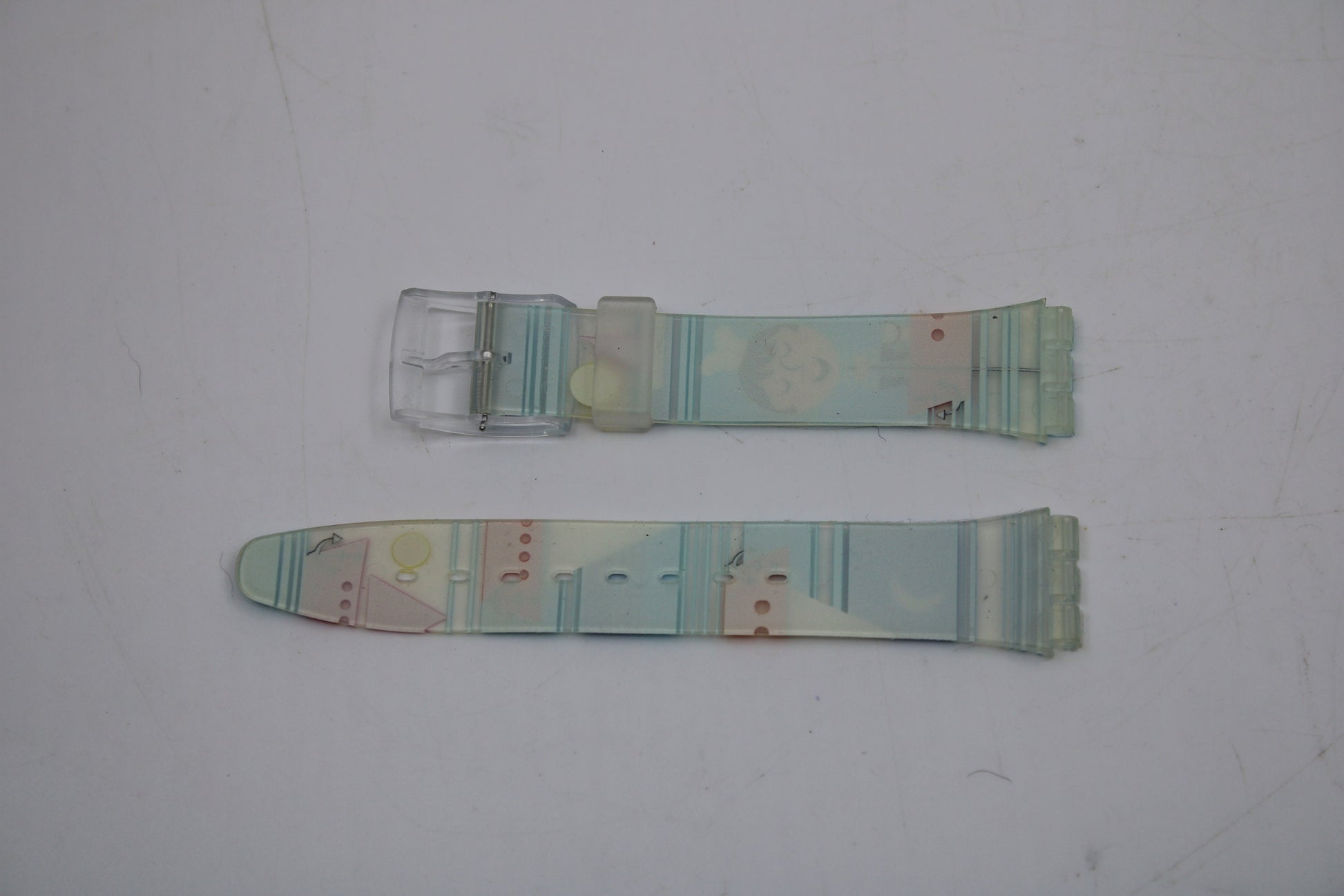 Vintage Swatch Strap, 'Fisher Boat', GE176, 17mm, Gents, New Old Stock