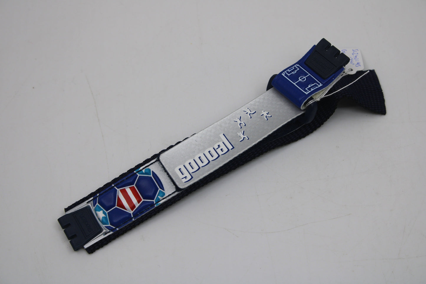 1998 NEW OLD STOCK 17mm Swatch Hook & Loop strap, SCZ401US, United States, Goooal