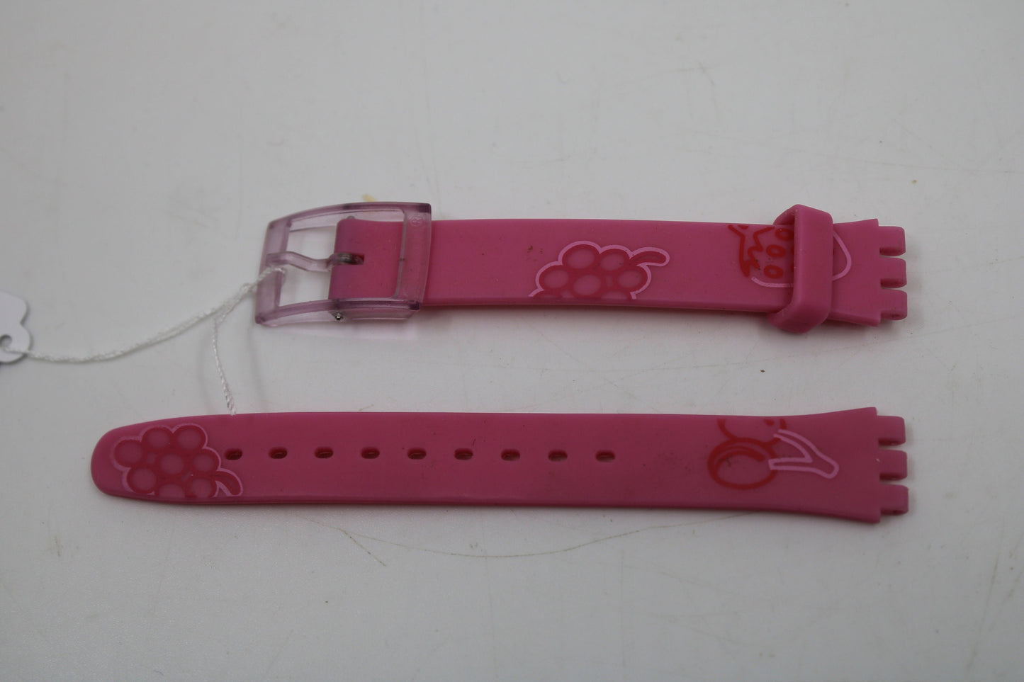 Vintage Swatch Strap, 'Red Fruit Jam' LV107, 12mm, Ladies, New Old Stock