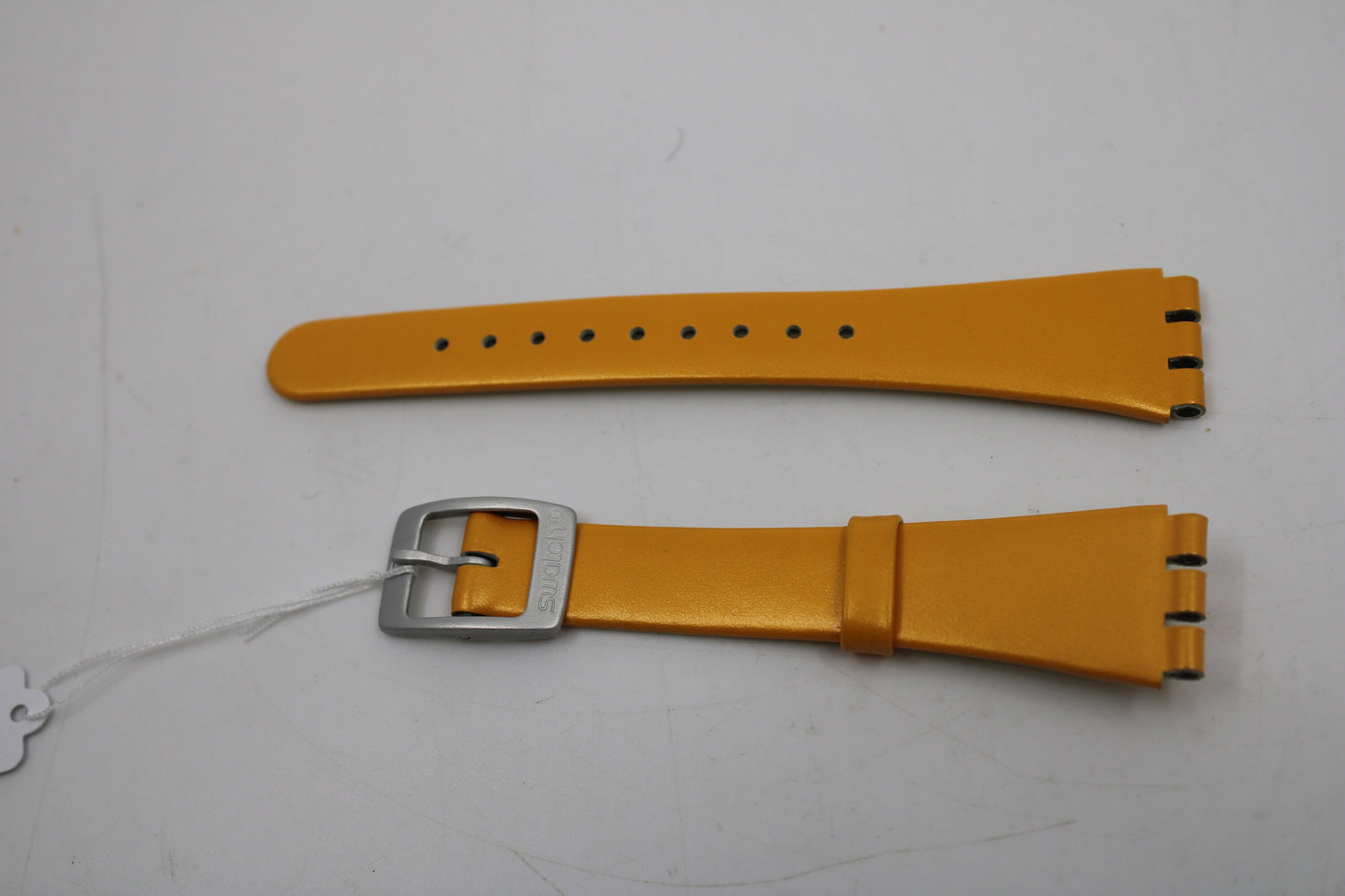 2002, Vintage Swatch Irony Strap, 'Falling Star' Orange, YLS1013, 17mm, Gents, New Old Stock
