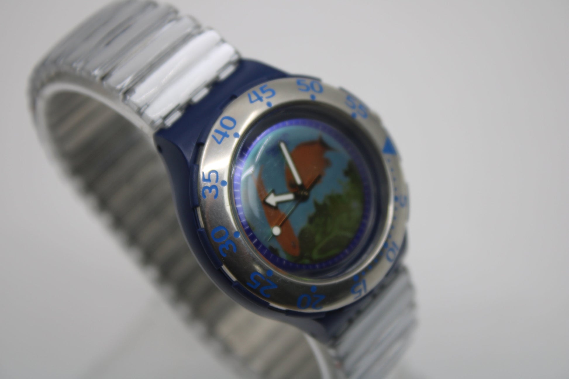 1994 Early Vintage Swatch Scuba 'Decompression' SDN112/113, near mint or mint condition, working 100%