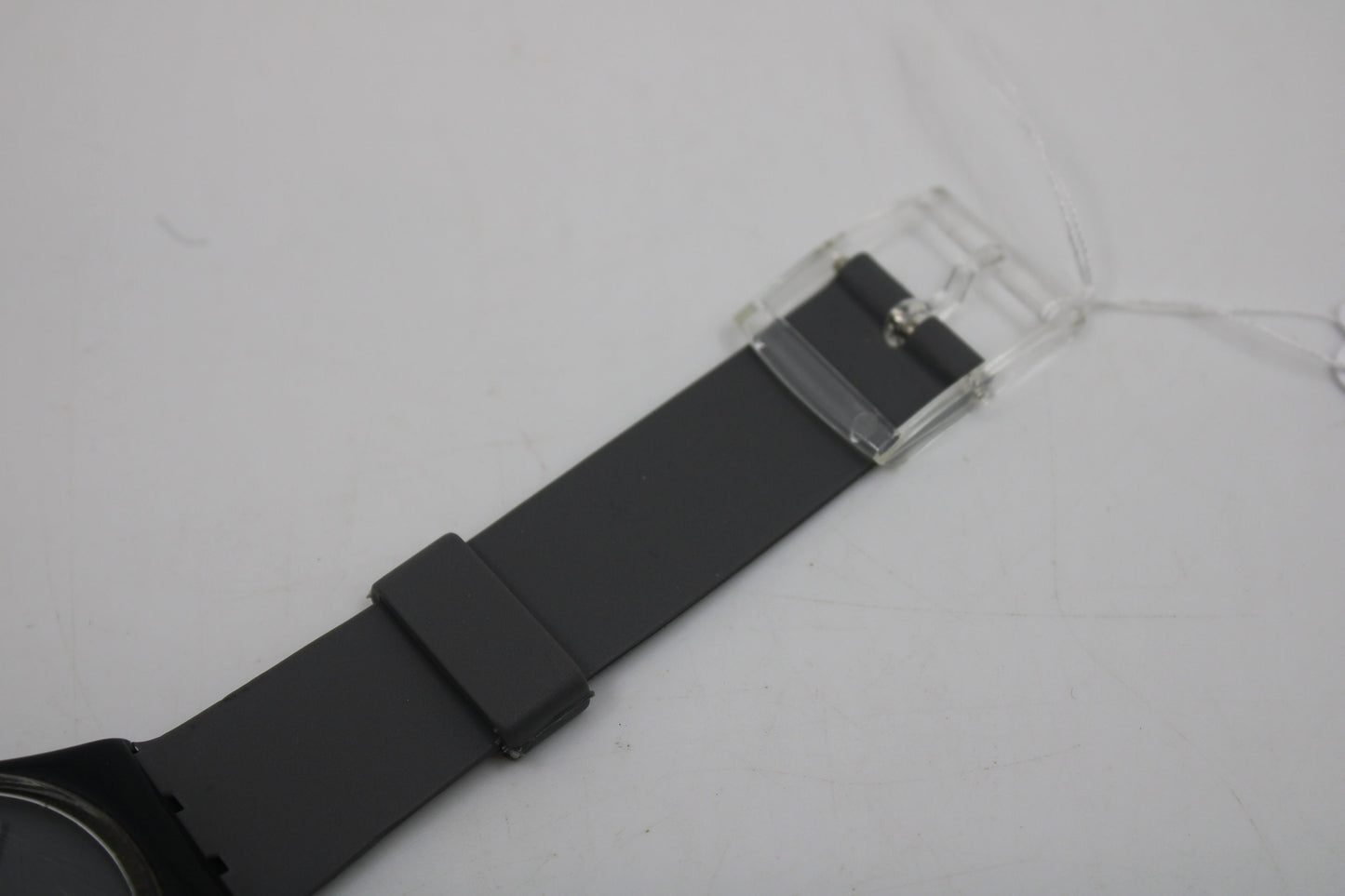 1988 Vintage Gents Swatch 'White Window' GB711, in a nice, used condition, working 100% with non-original strap