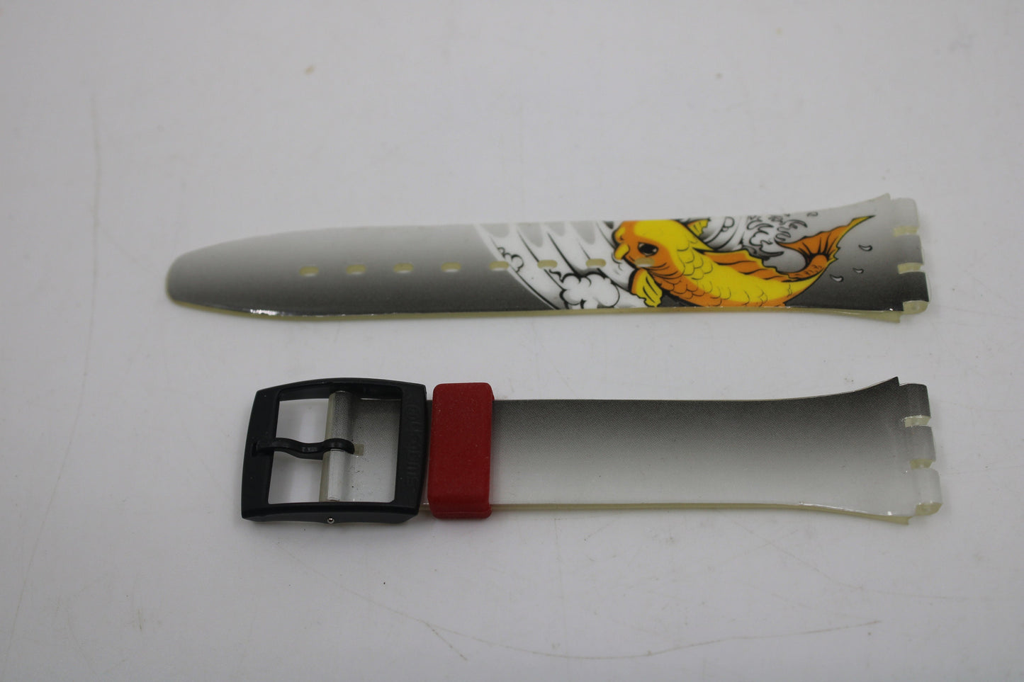 Vintage Swatch Strap, 'Prosperous Fish', GB226, 17mm, Gents, New Old Stock