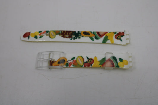 Vintage Swatch Strap, 'Fruit Cocktail' LN253, 12mm, Ladies, New Old Stock